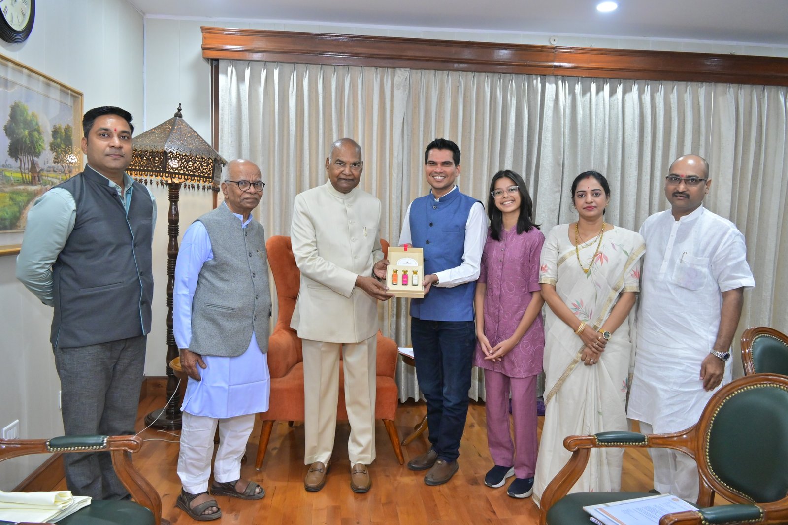 Dr. Subhash Bothare with Ramnath Kovid